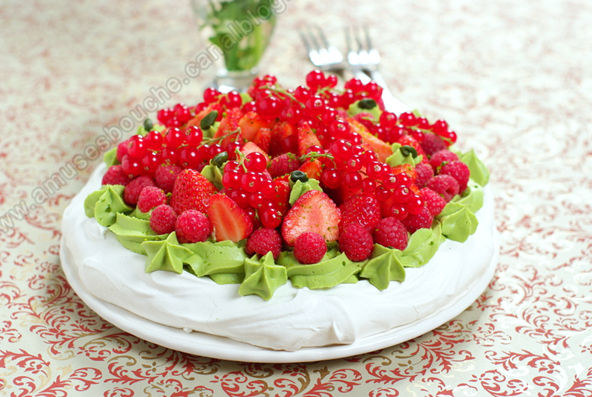 recettes Pavlova aux fruits de saison