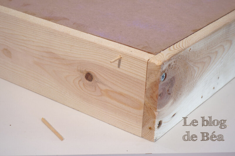 DIY calendrier de l'Avent en planches de palette
