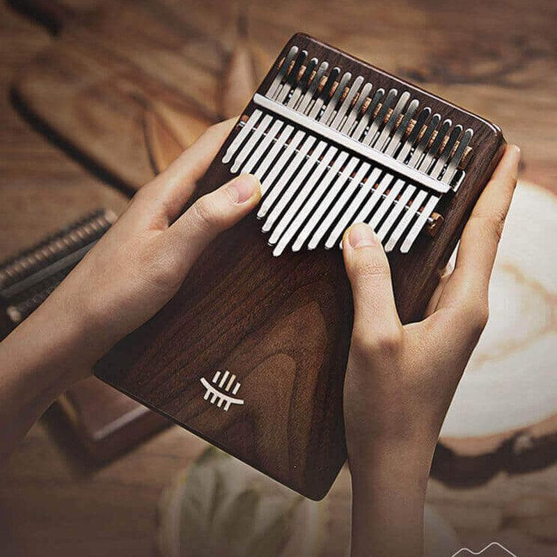 hluru-17-key-flat-board-kalimba-thumb-piano-american-black-walnut-wedge-shaped-single-board-c-tone-kalimba-instrument-hluru-3