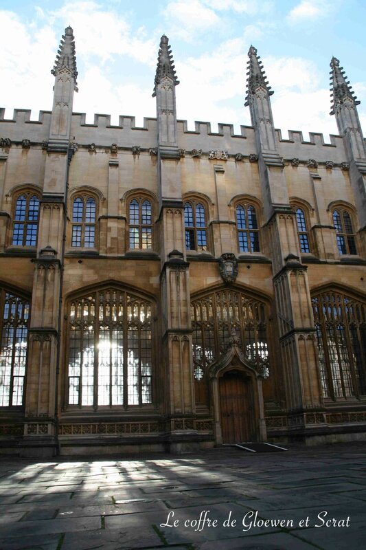 Vue extérieure de la Bodleian Library à Oxford (UK)