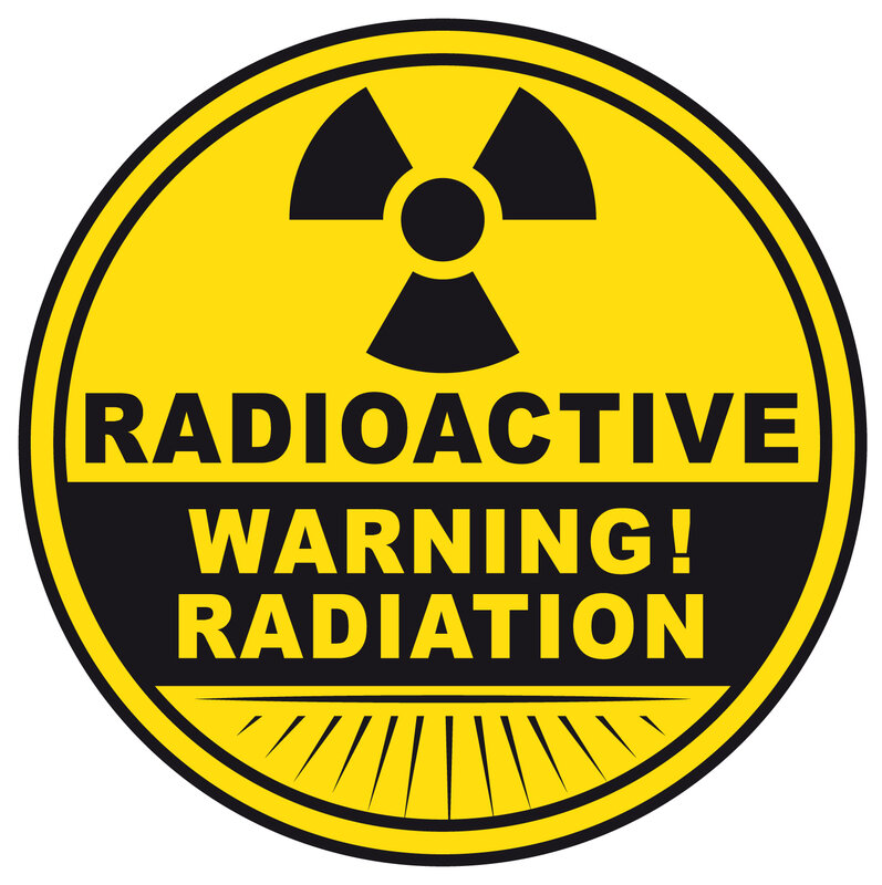 danger radiation radiactive zombie