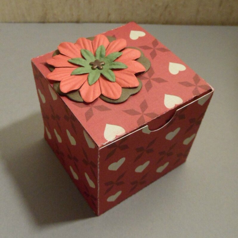 Boîte cube 5,5 x 5,5 cm