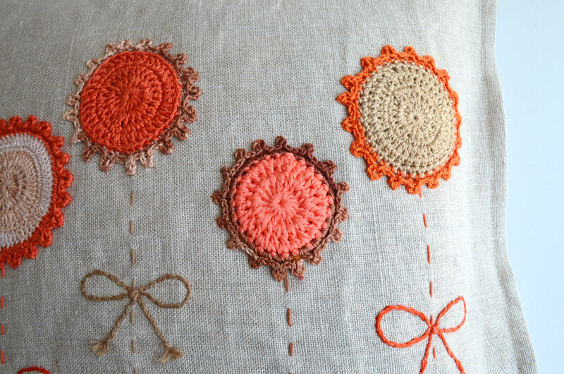 Coussin lin et crochet-la chouette bricole (7)