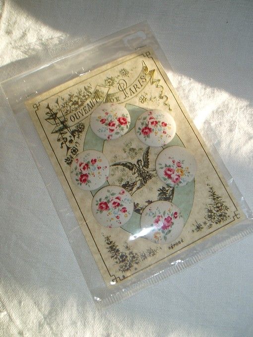 boutons vintage chinés, Marimerveille