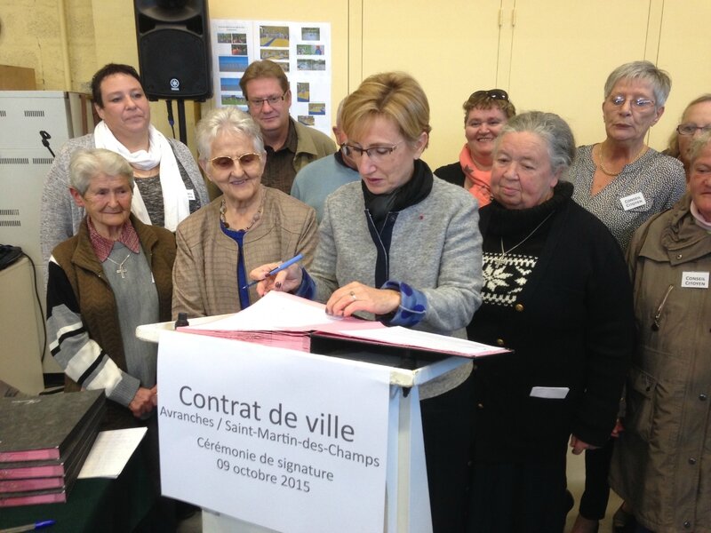 Danièle Polvé-Montmasson préfète Manche contrat de ville Avranches conseil citoyen 2015 quartier Mermoz Turfaudière