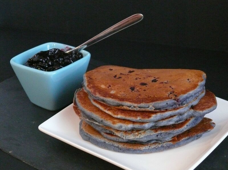Pancakes myrtilles