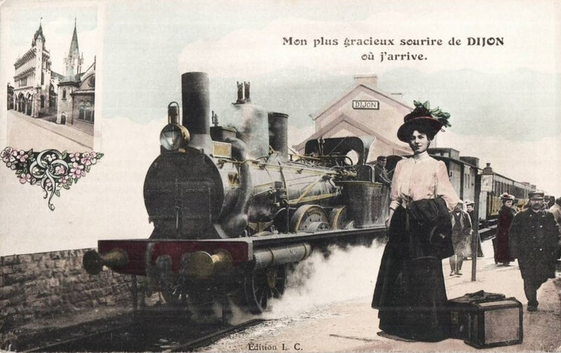 CPA Vignette Dijon Gracieux sourire