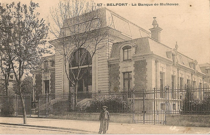 Belfort CPA Fbg Montbéliard n°19 Banque Mulhouse Bâtiment