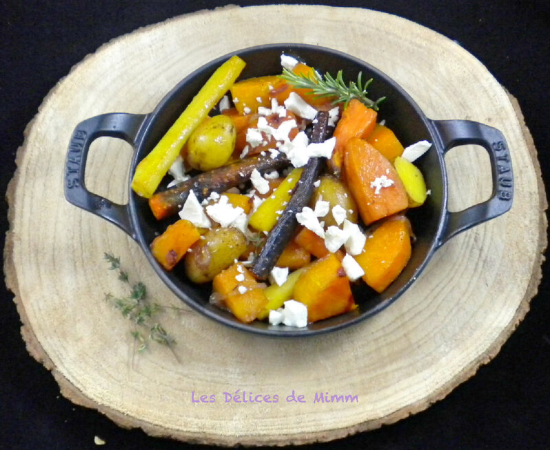 Légumes d’automne confits au four à la feta et au sirop d’érable 3
