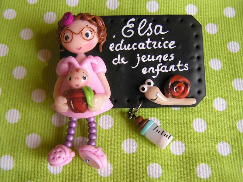 badge éducatrice elsa