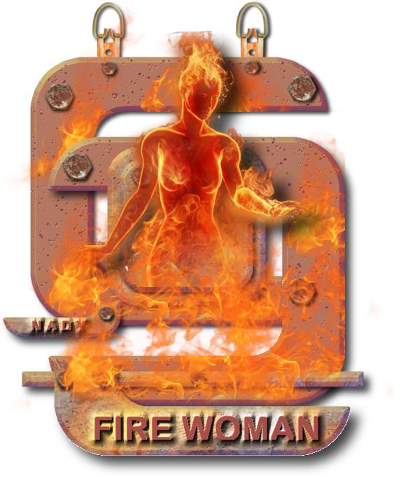 13 fire woman knel avant