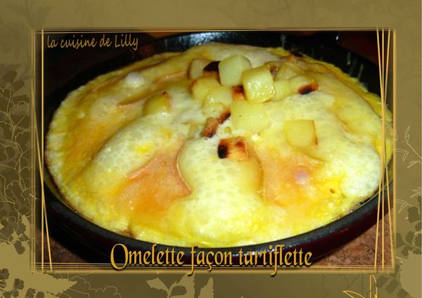 omelette façon tartiflette