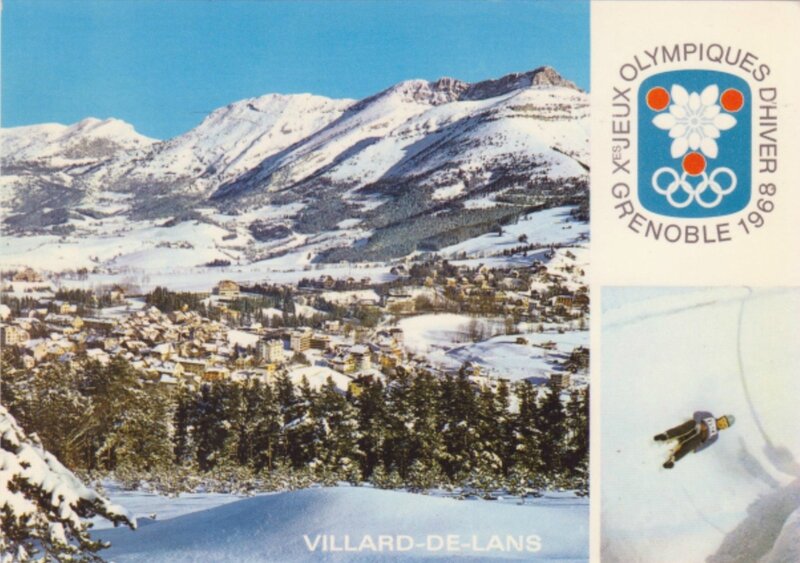 JO 1968 Grenoble CPM 17 Villars de Lans