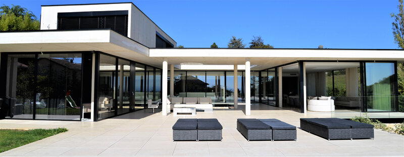 Villa contemporaine architecte aix en provence cote d'azur