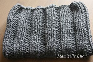 Snood gris Chéri