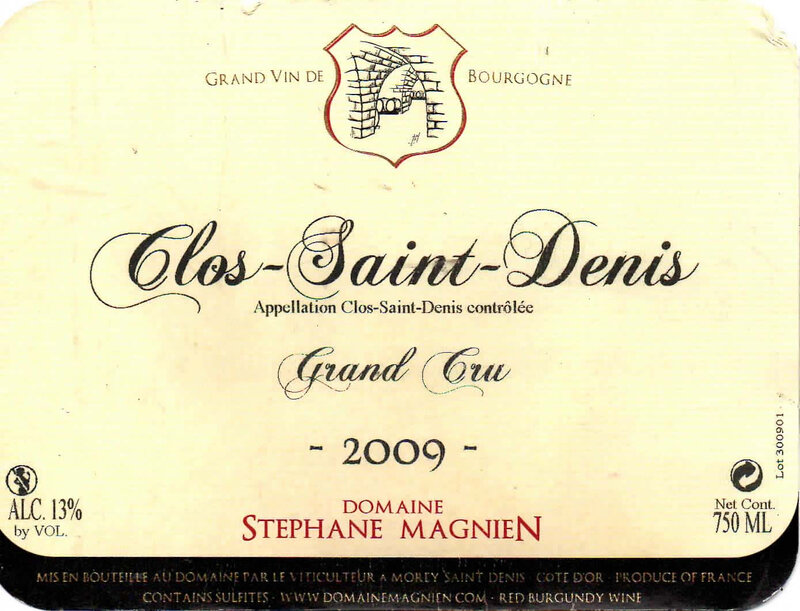 R6 Clos St Denis-Grand Cru-S Magnien_2009
