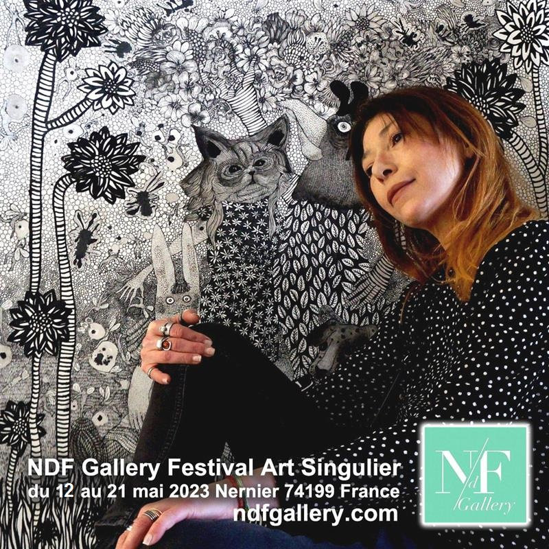 ATEK exposante à NDF Gallery Festival Art Singulier du 12 au 21 mai 2023 à Nernier 74199 France