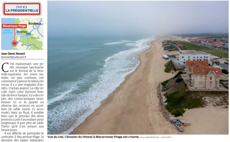 2022 01 29 SO Face aux assauts de l'océan Biscarrosse veut des solutions2