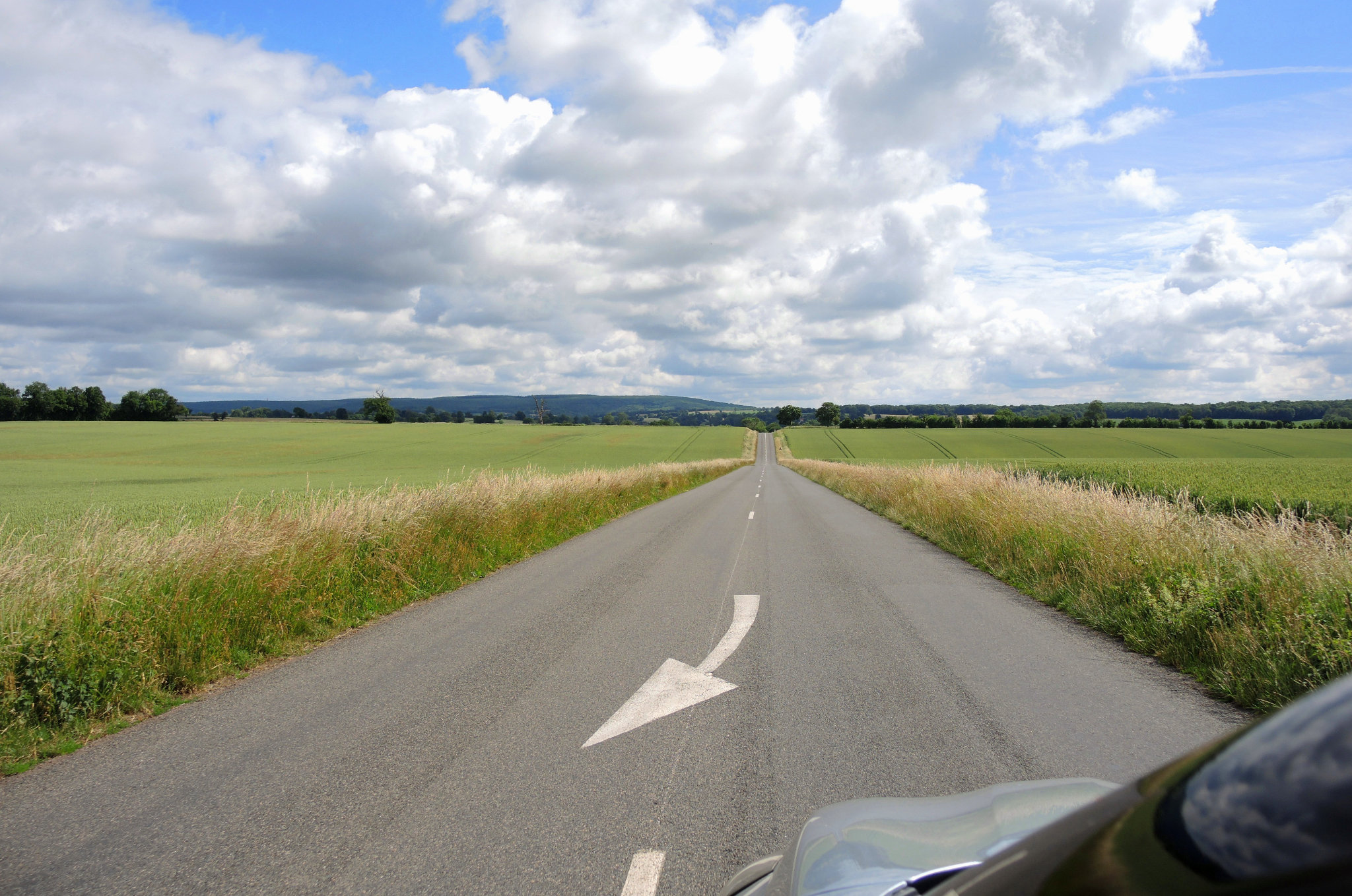 Bona, sur la route de Saint Saulge (58)
