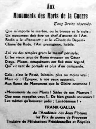 aux monuments de nos morts