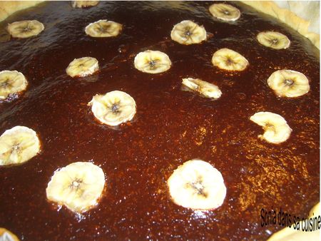 TARTE FONDANTE AU CHOCOLAT ET BANANES recettes Faire un don