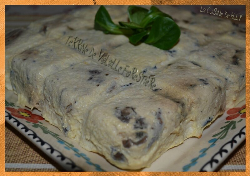 terrine de volaille forestière
