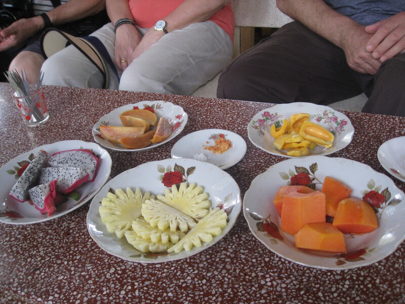 dégustation de fruits exotiques, My Tho