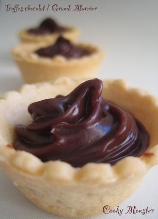 Truffes chocolat – Grand Marnier recettes dessert Des truffes, une bonne année & un nouveau look