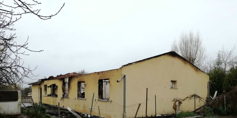 une maison détruite prignac
