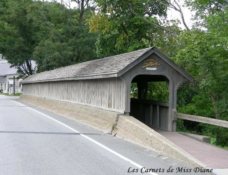 Pont piétonnier, Stow, Vt