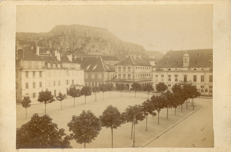 Belfort Carte Place d'Armes sans monument BF