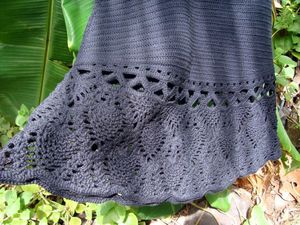 robe crochet noire 2