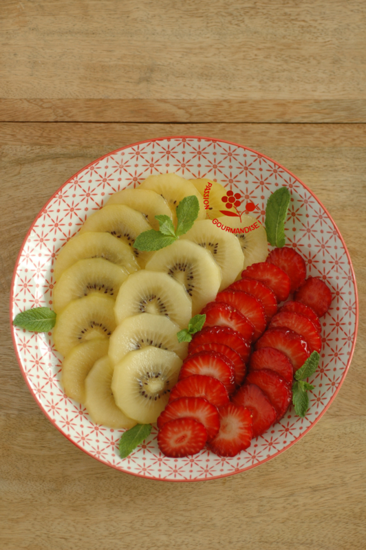 Assiette kiwi gold & fraises_2