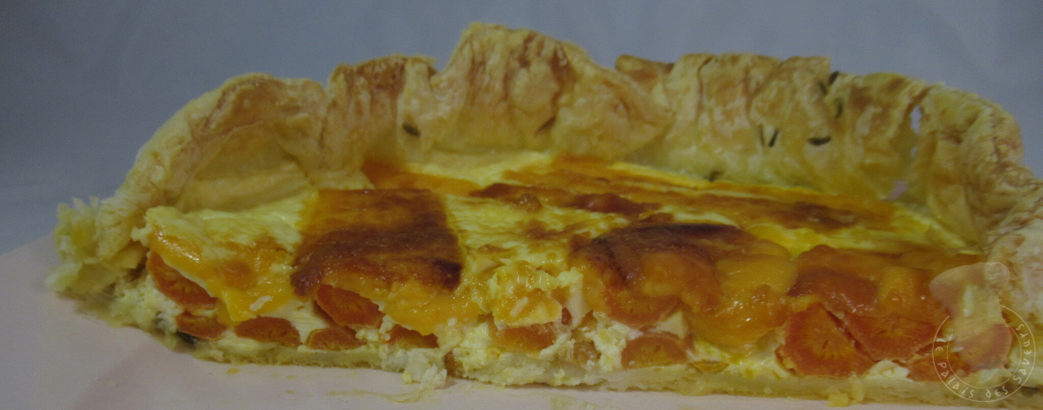 Tarte aux carottes, Cheddar et orange