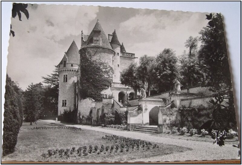 Castelnaud-Fayrac - chateau des Milandes - datée 1955