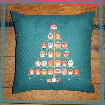 coussin chouettes
