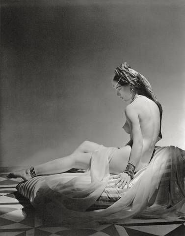 Horst P. Horst Female Nude, Push Up, 1953