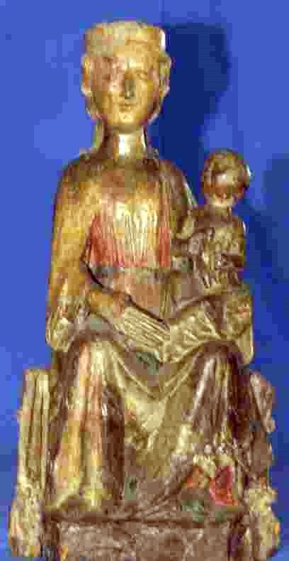 Verdelais, Basilique Notre Dame, statue de Notre Dame