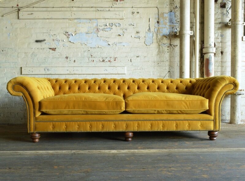 VELVET CHESTERFIELD