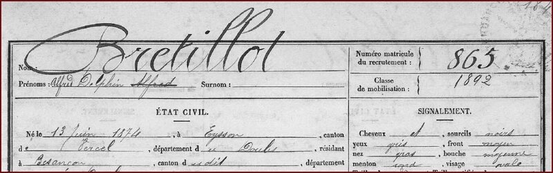 BRETILLOT Alfred Delphin