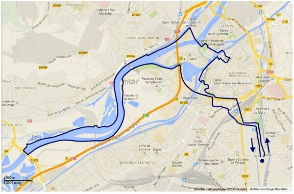 Carte Metz Patrimoine