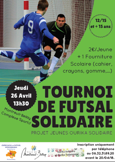Futsal pour le projet de solidarité