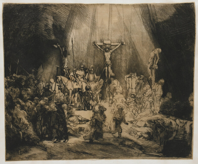 Rembrandt van Rijn, De drie kruisen, 1653