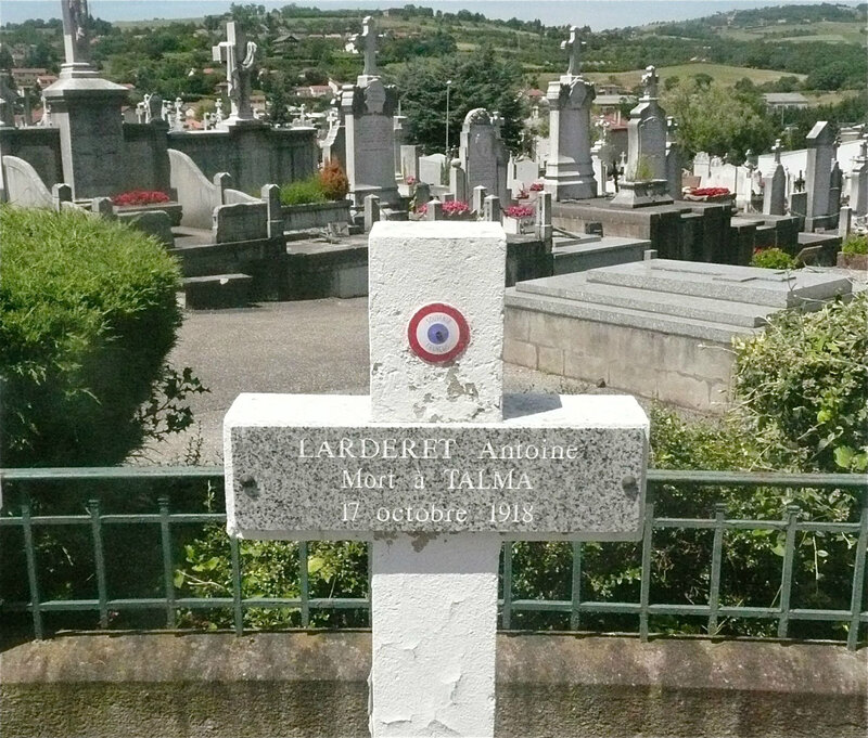 Antoine Larderet, tombe