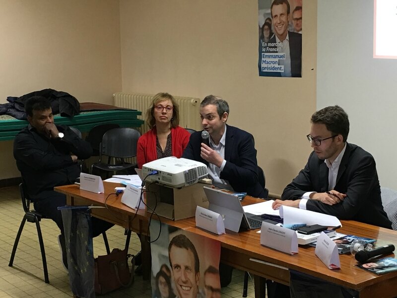 Thomas Collardeau Francine Fourmentin candidat elections legislatives 2017 investiture mouvement en Marche Macron Avranches