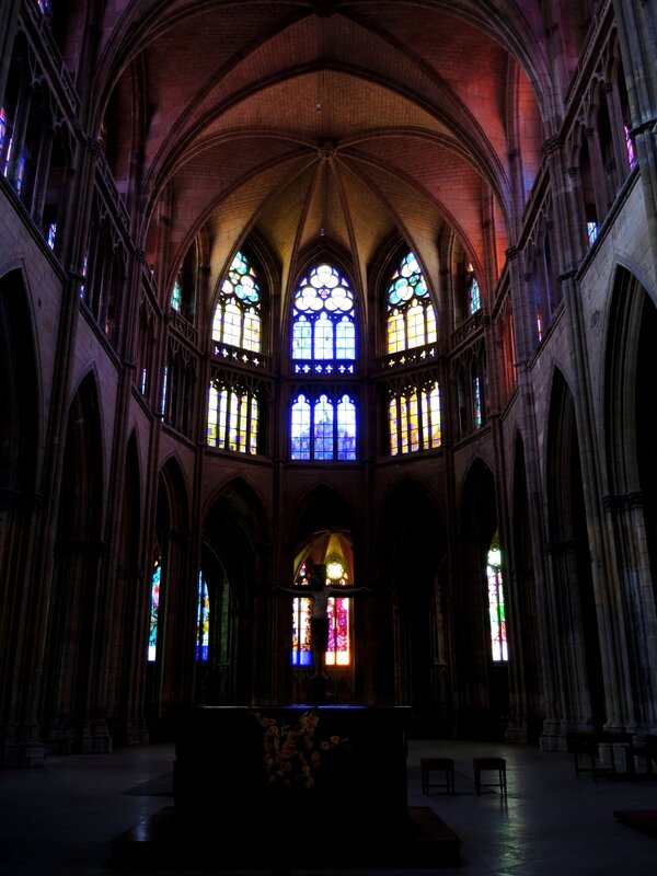 Nevers, cathédrale, choeur gothique