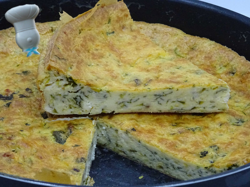 Clafoutis courgettes féta