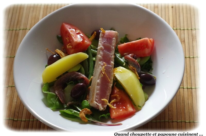 côte de thon grillée, salalde niçoise-1210