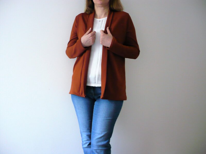 Gilet Cannelle Ocre 2