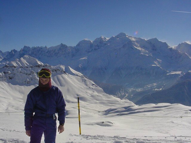 Mt Blanc vue des Platieres